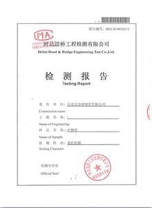 滁州公司检测报告